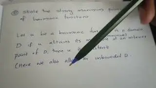 state the strong maximum principle of harmonic function