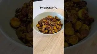 Dondakaya Fry | Tindora Fry | Ivy Gourd Fry | Dondakaya Vepudu #shorts #dondakayafry #tindora
