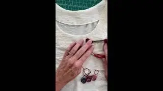 Contrast Stitch Georgia Top by Blue Dot Patterns