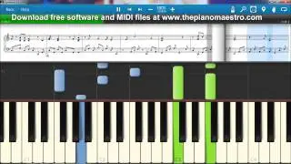 Burn It Down  - Linkin Park -- piano lesson with Synthesia