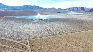 Mojave Desert of Southern California Drone View