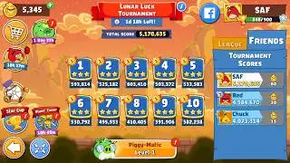 Angry Birds Friends. Lunar Luck. All levels 3 stars. Passage from Sergey Fetisov