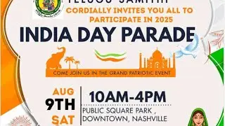 India day parade 2025 Nashville #nashville  #indiadayparade #indiaindependenceday