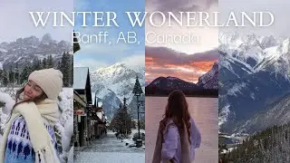 The Coziest Winter wonderland: Travel with us to Banff, AB during the most magical time of the year 