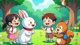 Learn Animal Names with Music!  Playful Animals Singing for Kids