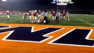 Stevenson forces fumble to clinch #IHSA State Title