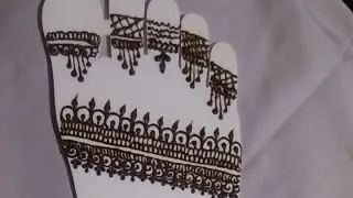 Name letter mehndi design/ word meaning mehndi craft/ simple mehndi design hand!  Name mehndi ideas
