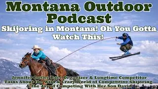 Skijoring in Montana! Oh You Gotta Watch This!