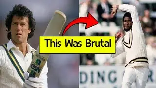 When Imran Khan Sledged Young Malcolm Marshall 