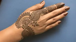 Back Hand Mehndi Designs  | Simple Mehndi Designs Back hand  |  Beautiful Mehndi Designs Easy 