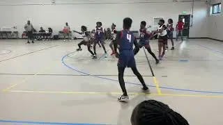 The third quarter of the blue team vs white team 