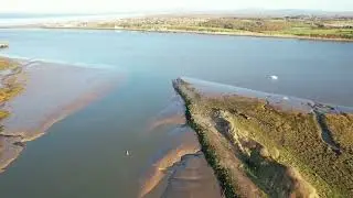 The River Wyre. Fleetwood. Knott End. January 2022.