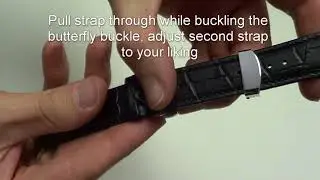 Fintie How to install Apple Watch Series 3/2/1 Watch Band Replacement Strap with Butterfly Buckle