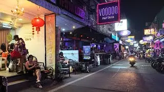 Pattaya Soi Honey Nightlife, Thailand - 4K 60FPS