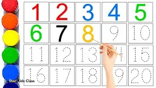 Learn to count, One two three, 123 Numbers, 123, 1 to 100 counting, abc, a to z alphabet - 140