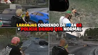 LARANJAS COM FICOU COM MEDO DA FRANÇA E FORAM WIPADOS! + QTA DA POLICIA 😱