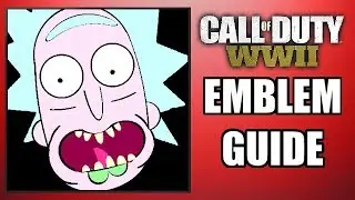 COD: WW2 - RICK! - Emblem Guide (Rick & Morty!)