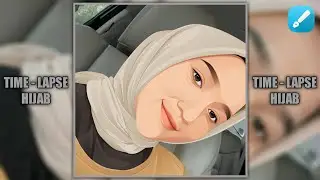 VECTOR ART @fannykh.ap || Time - Lapse hijab #infinitedesign #vectorart #timelapseart