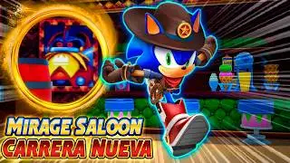 🏜️ &iexcl;MIRAGE SALOON FINALMENTE en Sonic Speed Simulator! 🤠 Carrera de Sonic Mania 🌵