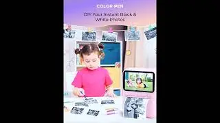 Camera, instant photo print, kids camera Gofunly