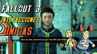 FALLOUT 3 INTERACCIONES UNICAS del PERK CORAZ&Oacute;N de NI&Ntilde;O