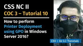 Windows Server 2016 Tutorials | #10 Printer Deployment with GPO