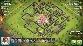 TH9 Dark Elixir Farming - Giants, Archer And Goblin get the DE fast! - Clash of Clans