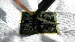 PREPARING PCH CHIP FOR REBALLING