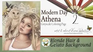 Modern Day Athena (Part 2) Blonde Hair & Gelato Background