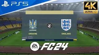 FC 24 | Ukraine vs England | UEFA EURO 2024 Qualifiers - Full Match | PS5&trade; [4K HDR]
