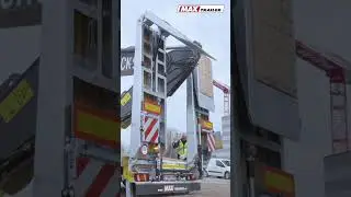 MAX Trailer and its all-purpose semi low loader MAX110 #semitrailer #allrounder #maxtrailer