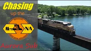 Chasing a MNA coal train up to Branson, MO!