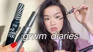 Дневники Grwm | Лучшая водостойкая тушь для ресниц, Etude House Curl Fix Mascara, демонстрация и обзор!