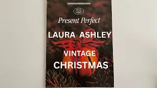 LAURA ASHLEY CHRISTMAS BROCHURE from the 1990's - Country Living Magazine Advertisement Promotion