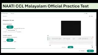 Let's Try the CCL Malayalam Official Practice Test | With Note-Taking