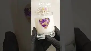 ✨ DIY A HEART GEL CANDLE 🌸🕯️✨ #candlemaking #candle #candles #soywax #candlebusiness #diy #craft