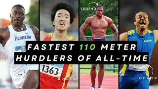 Top 10 Fastest Men 110m Hurdles | Lightning Fast Performances