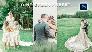 Cine Green Tone Preset - Photoshop Tutorial | Cine Green Color Grading in Photoshop