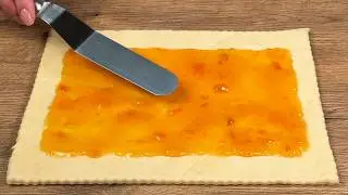 Das Lieblingsrezept der Familie! GENIALES Blätterteigdessert in nur 10 Minuten