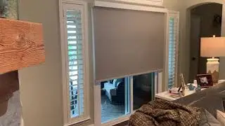 Blackout Roller Shade for Sliding Patio Door