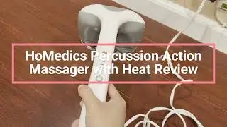 Ultimate Relaxation: HoMedics Percussion  Massager with Heat - Adjustable Intensity, Dual  Heads