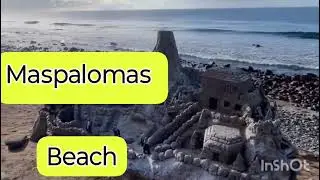 Maspalomas beach, Gran Canaria, canary islands, Spain - 2, Atlantic Ocean 