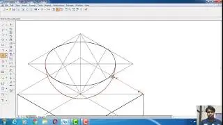 COMPUTER AIDED ENGINEERING DRAWING/ISOMETRIC PROJECTION/SOLID EDGE/HEMISPHERE/SQUARE PRISM