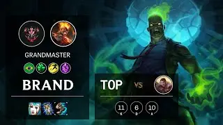 Brand Top vs Jayce - BR Grandmaster Patch 10.13