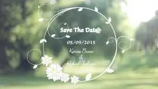 Custom Wedding Invitation Video - Save The Date