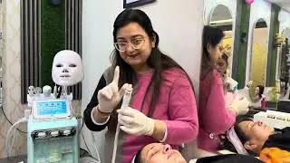 Hydra Facial ।Step by Step / Korean Glass Skin facial और Hydra Facial कैसे करे । #amitamakeover