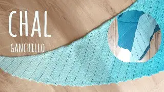 CÓMO TEJER CHAL SÚPER FÁCIL COLA DE DRAGÓN | Crochet - Ganchillo | Lanas y Ovillos