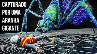 E Se Uma Aranha Gigante Te Capturasse em Sua Teia? (Animação 3D)