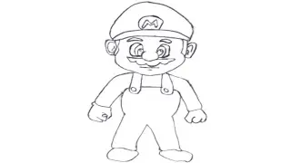 How to Draw Mario | The Super Mario Easy Drawing 
