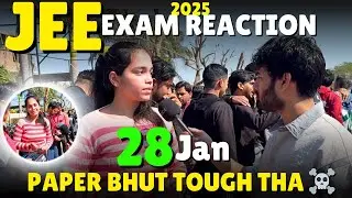 JEE MAINS 28 Jan Exam Reaction Video 2025 | Shift 1st | JEE EXAM Review Video Kota #jee #exam